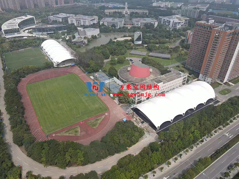 寧波諾丁漢大學室外運動場地改擴建項目膜結(jié)構工程