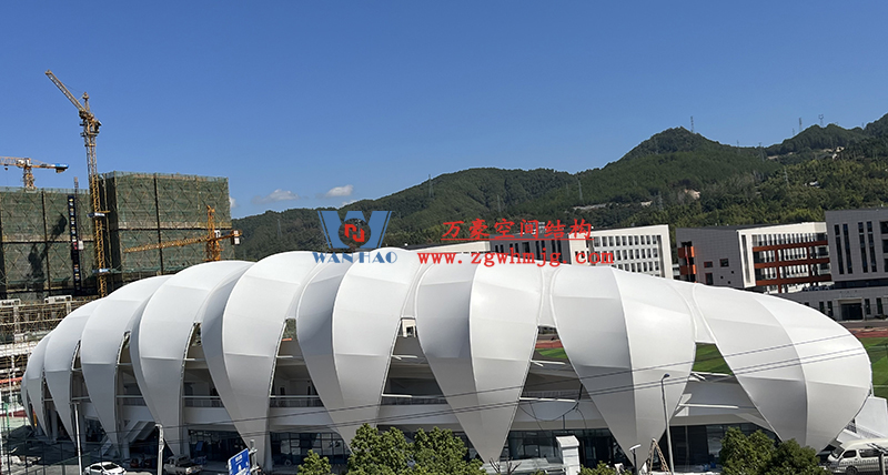 龍泉市體育場鋼膜結(jié)構工程