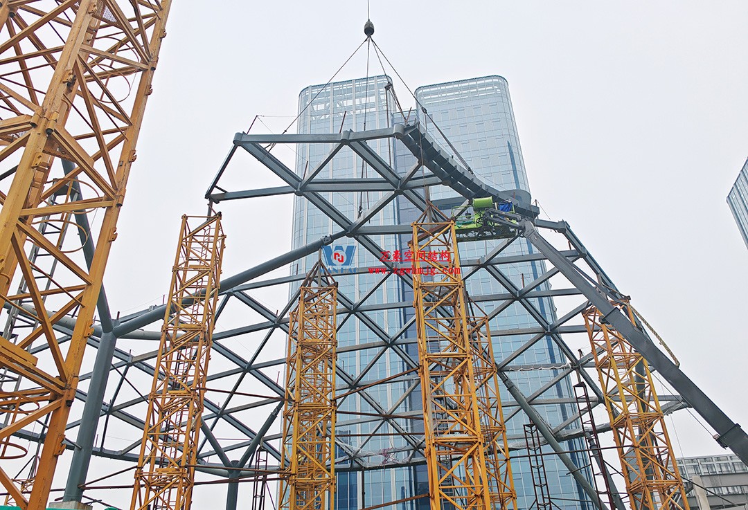 攻堅(jiān)克難，全速推進(jìn)|這個(gè)ETFE商業(yè)天幕迎來新進(jìn)展