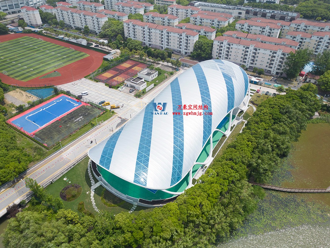 帆影碧波|風雨操場上的ETFE膜結(jié)構(gòu)穹頂