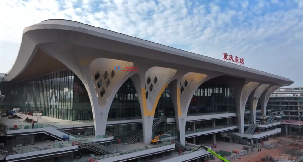 重慶東站|未來(lái)感爆棚的ETFE天幕