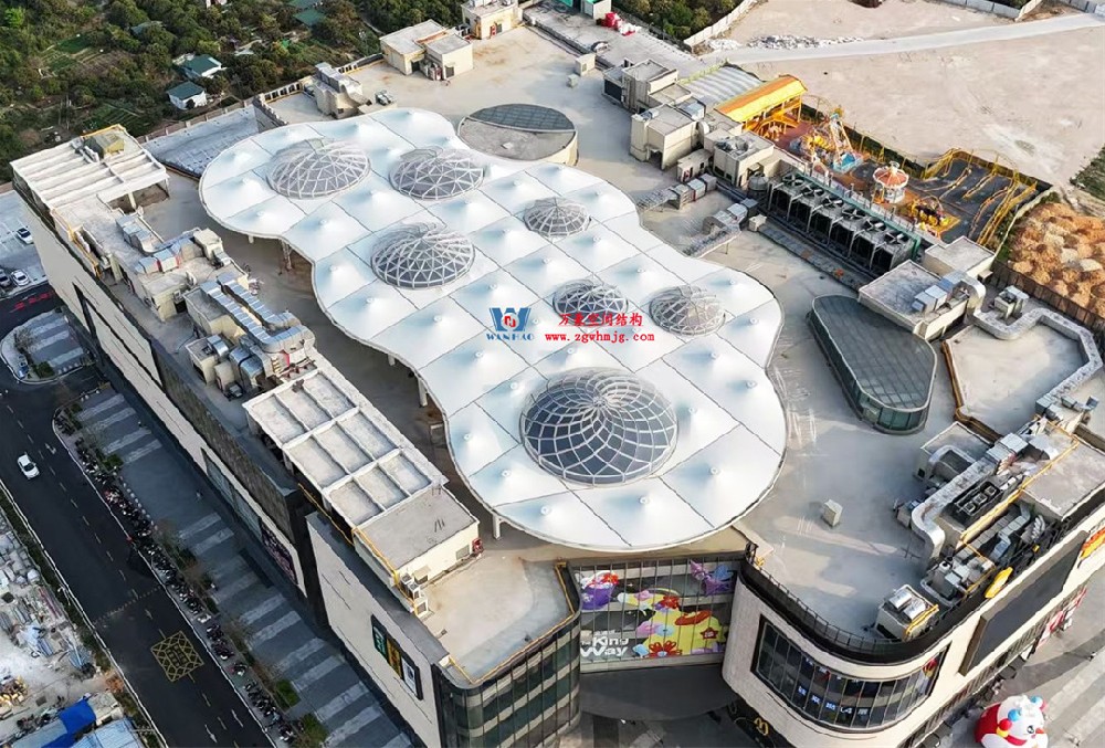 探索膜結構在商業(yè)街區(qū)穹頂的神奇應用