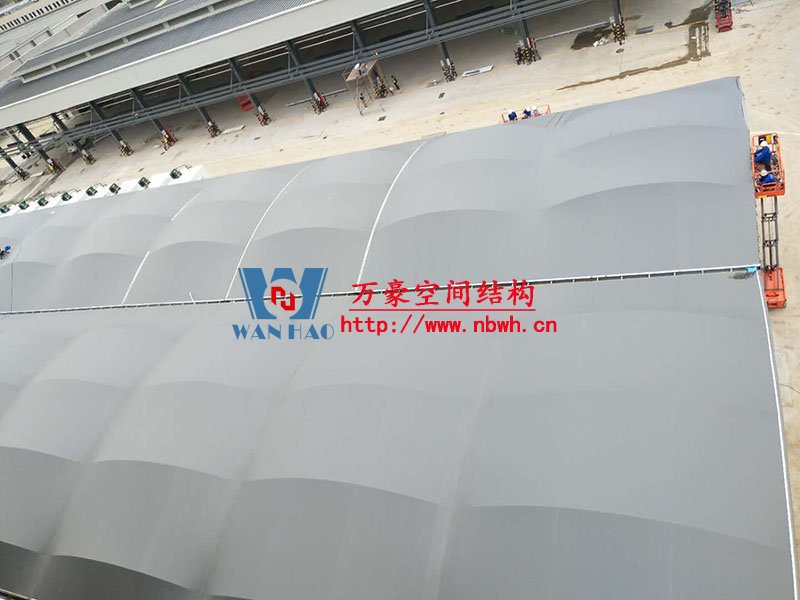 奉化方橋農(nóng)副鋼膜結構雨棚
