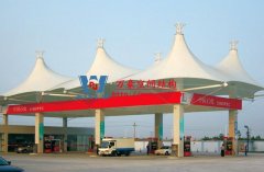 膜結(jié)構(gòu)加油站有什么優(yōu)點(diǎn)？為什么加油站頂棚優(yōu)先選擇膜結(jié)構(gòu)？